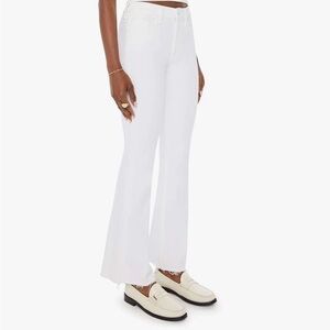 MOTHER White Flare Jeans